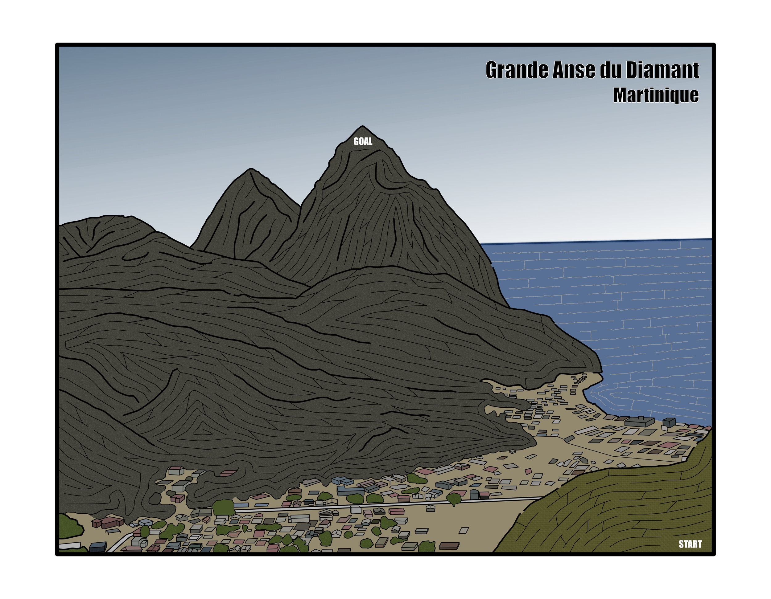 Grande Anse du Diamant Maze