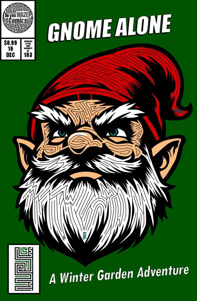 Maze Comic Book Cover #103 - Gnome Alone 