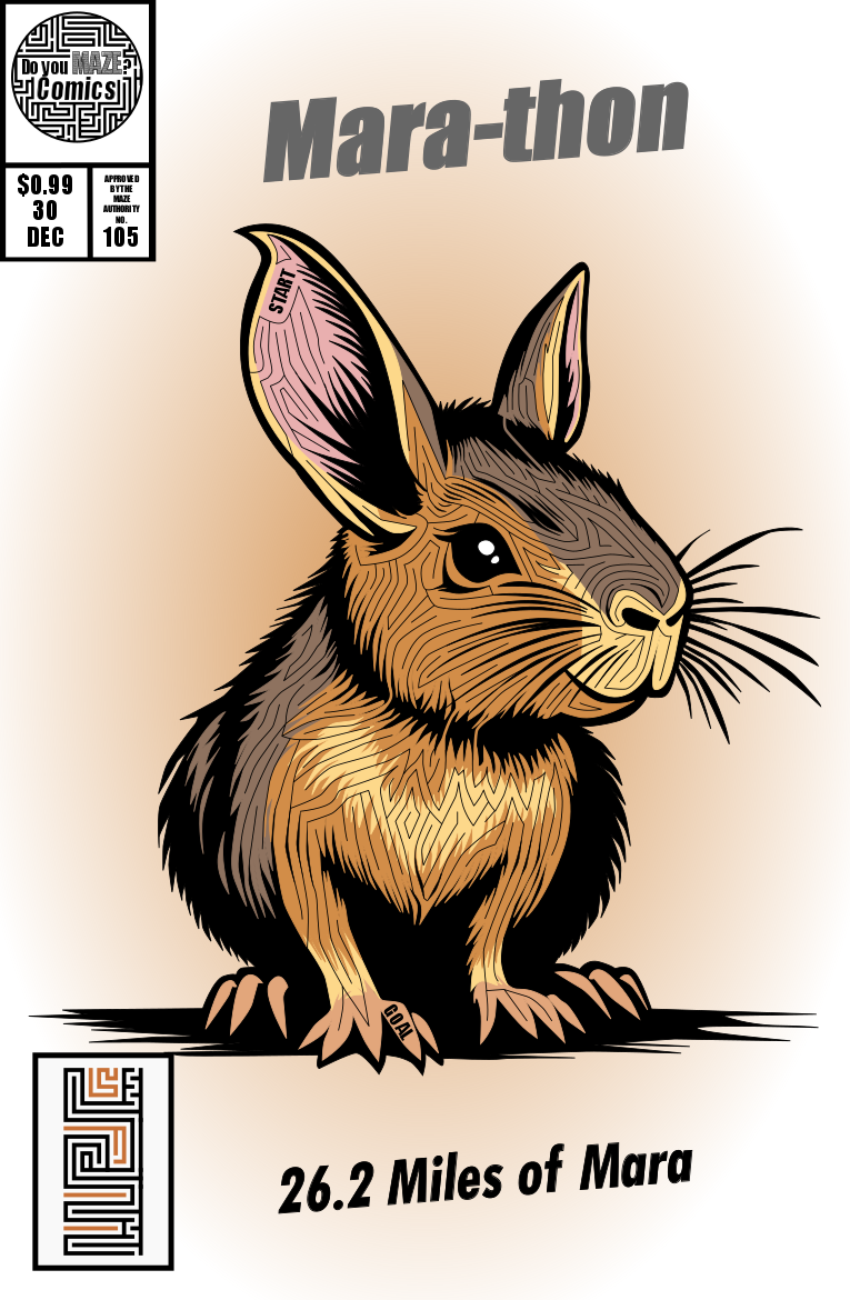 Maze Comic Book Cover #105 - Mara-thon