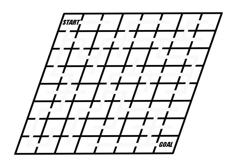 Shape Maze - parallelogram