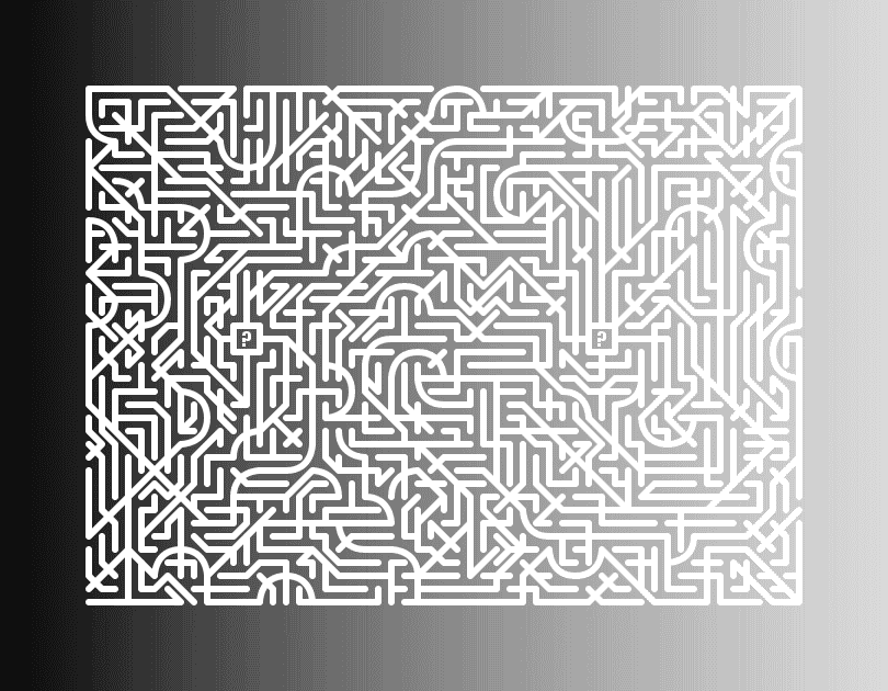 On Line Maze Hard difficulty 7
