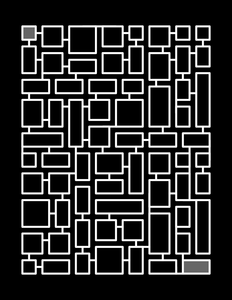 square block maze