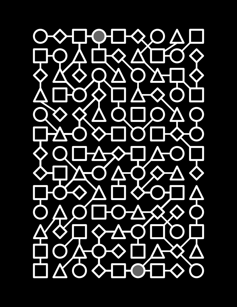 mixed geometry maze large