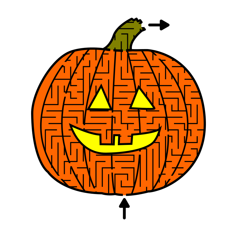 jack o lantern maze