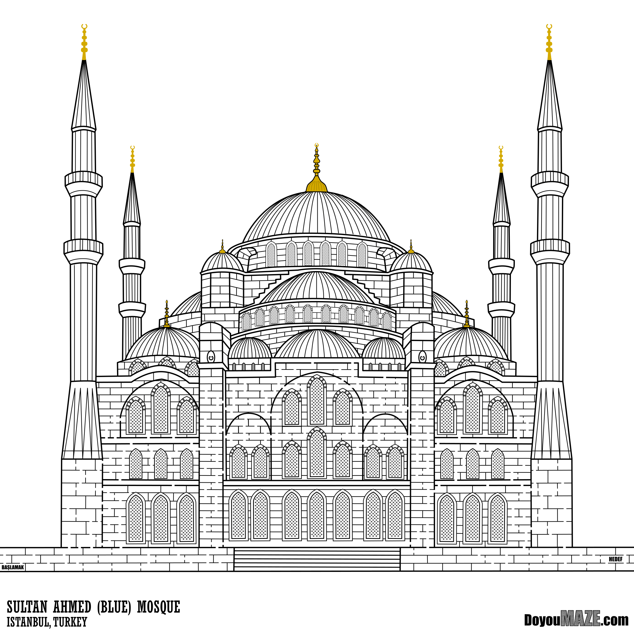  Maze of the Week #210 - The Blue Mosque
