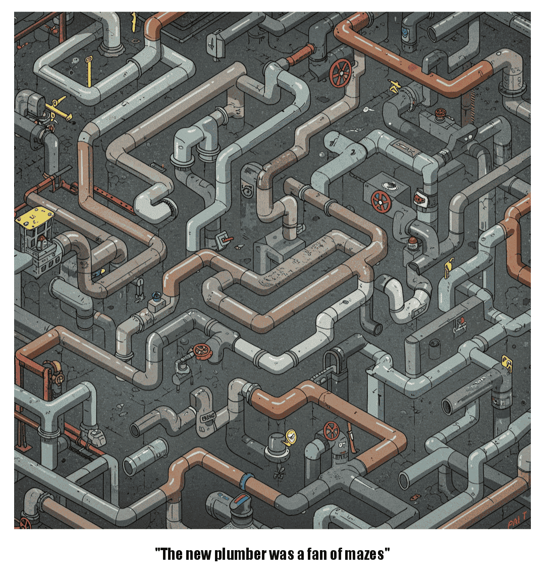 Doyoumaze Comic Strip #1 - The Plumber