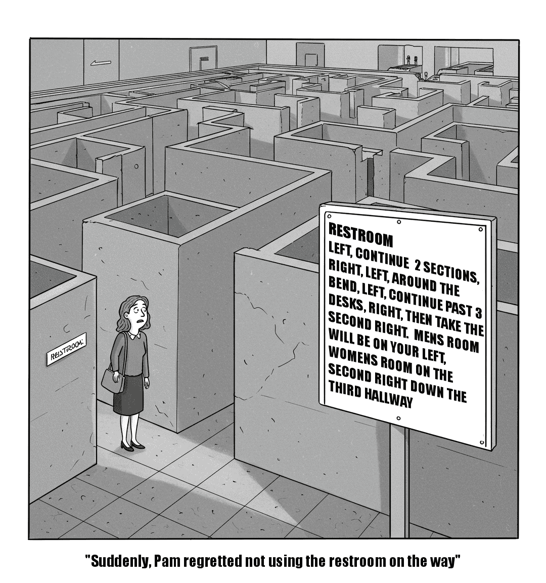 Doyoumaze Comic Strip #7 - Restroom