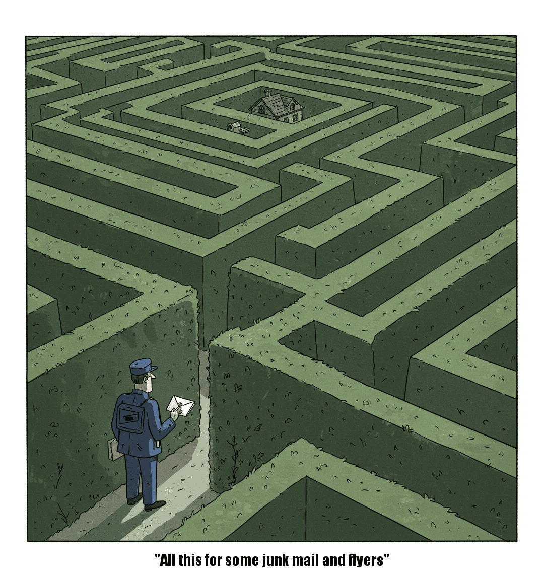 Doyoumaze Comic Strip #9 - Junk Mail