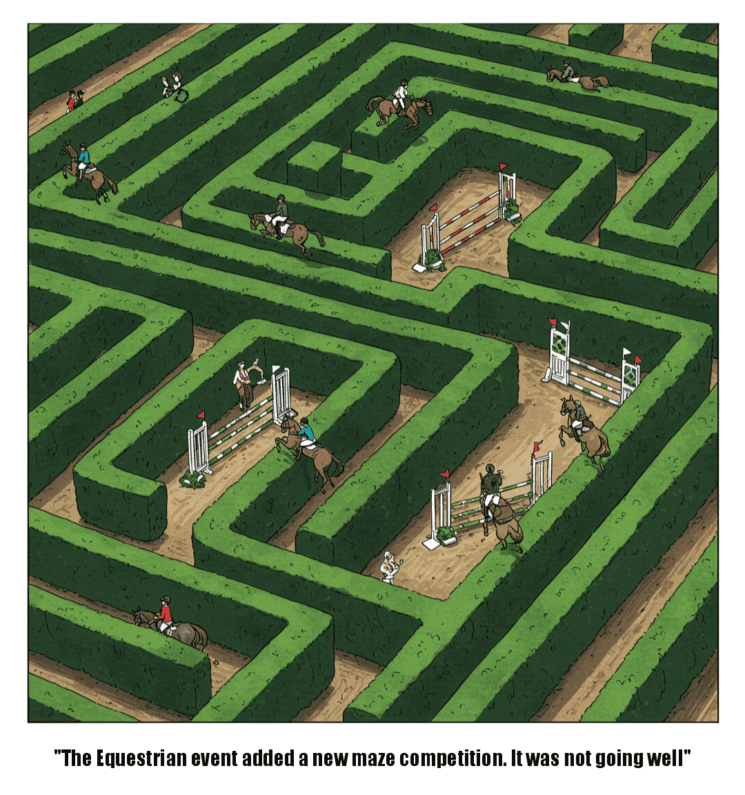 Doyoumaze Comic Strip #11 - Equestrian 