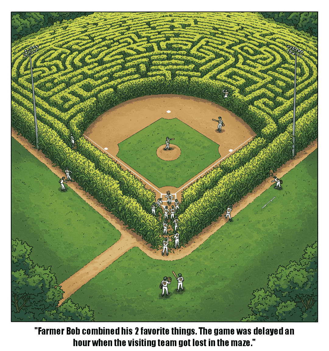 Doyoumaze Comic Strip #13 - Field of Mazes