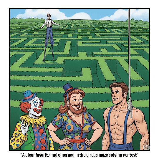 Doyoumaze Comic Strip #19 - Stilts