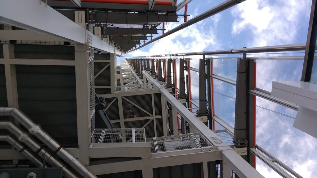 View up into The Shard  