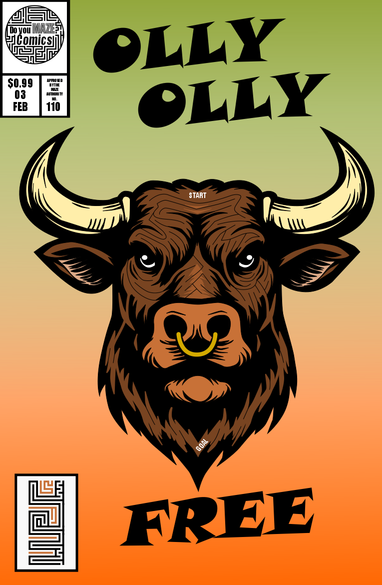 Maze Comic Book Cover #110 - Olly Olly