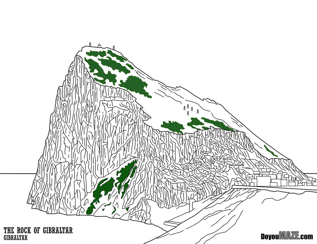 Maze of the Week #230 - The Rock of Gibraltar 