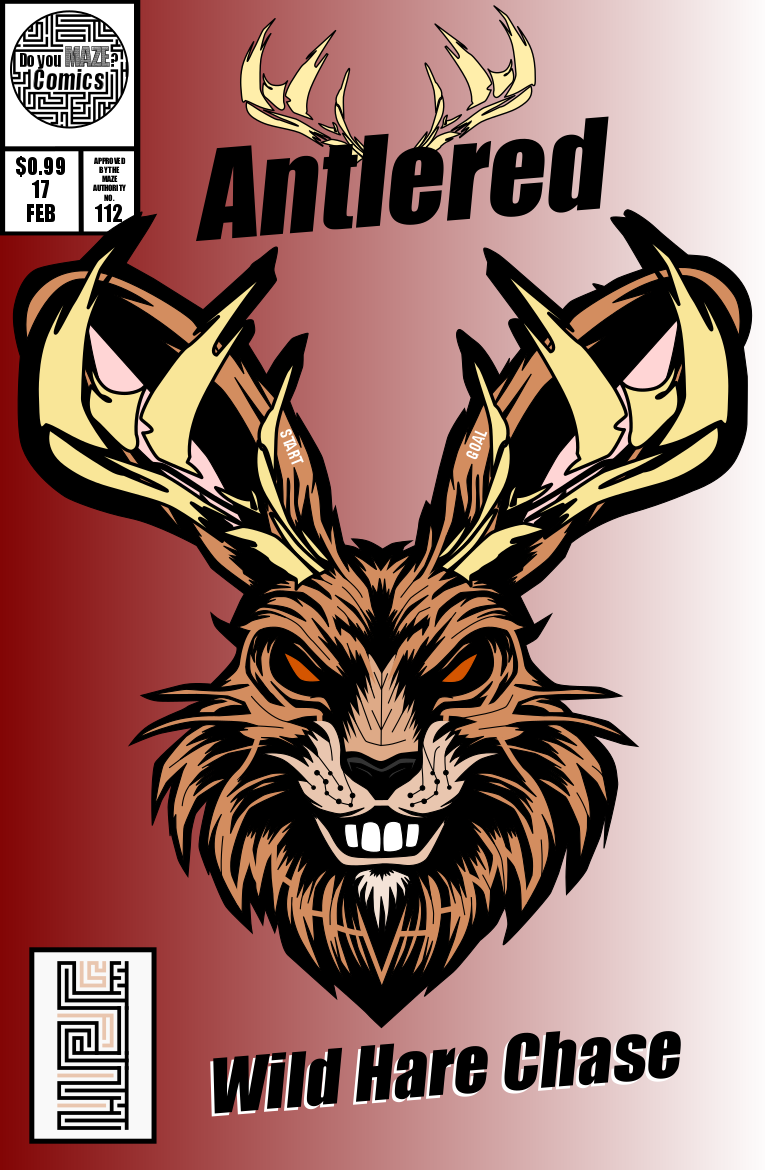 Maze Comic Book Cover #112 - Antlered 