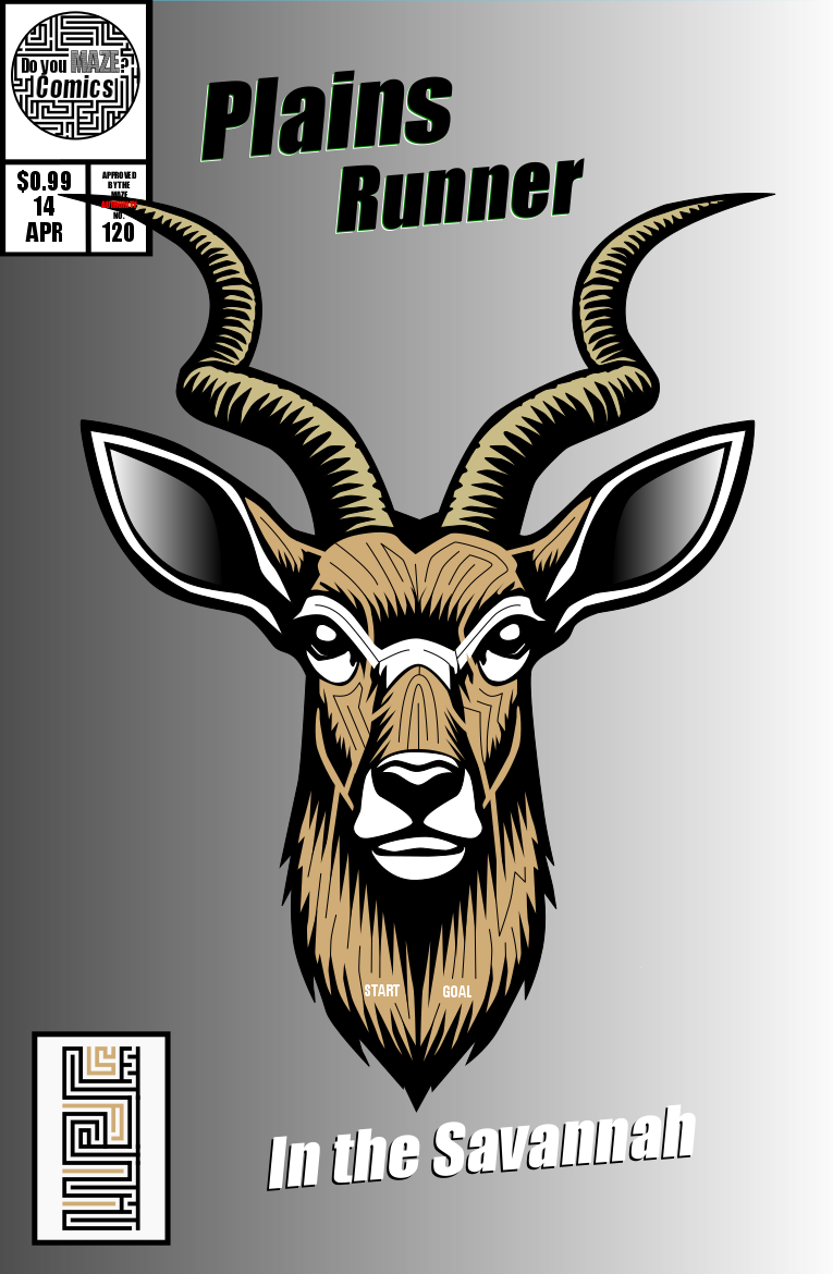 Maze Comic Book Cover #120 - Plains Runner