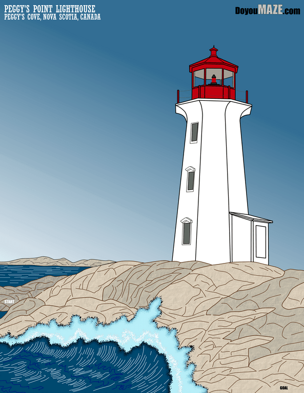 Maze of the Week #235 - Peggy's Point Lighthouse
