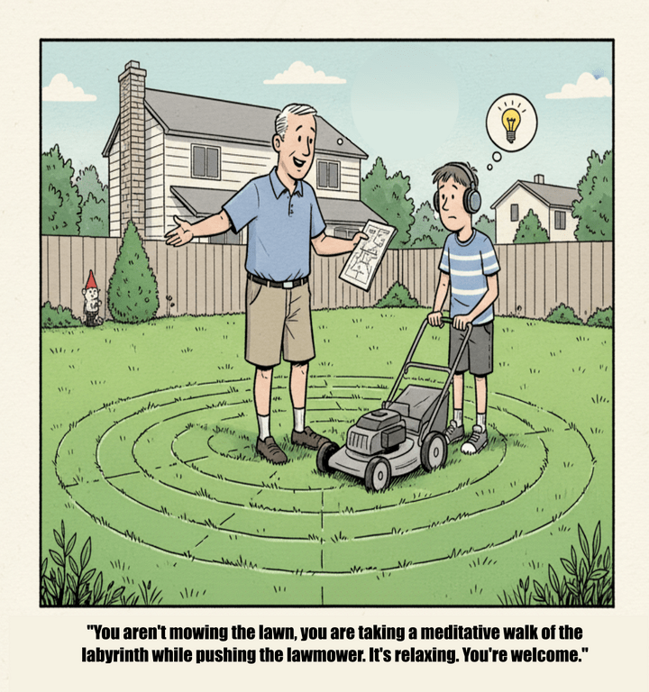 Doyoumaze Comic Strip #26 - Lawncare