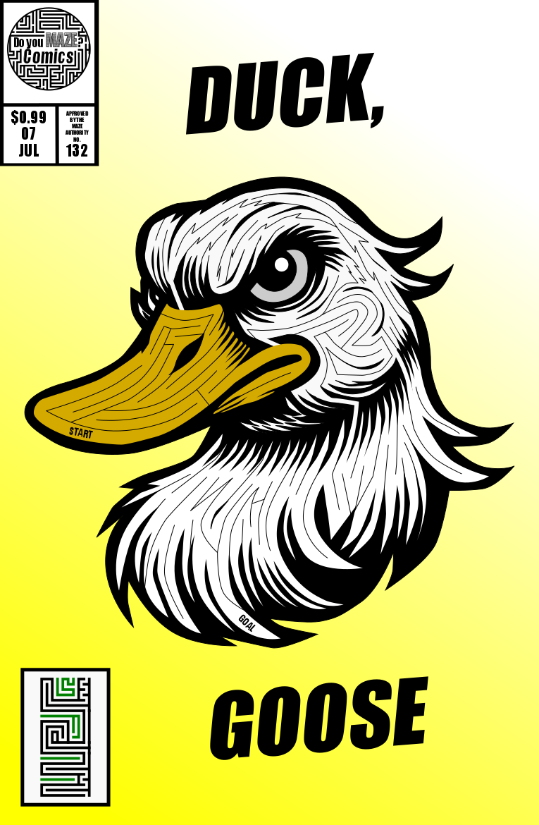 Maze Comic Book Cover #132 - Duck, Duck, Goose