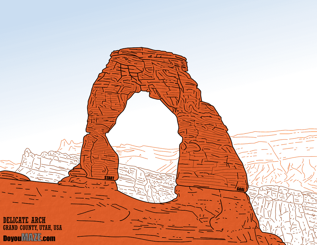 Delicate Arch Maze