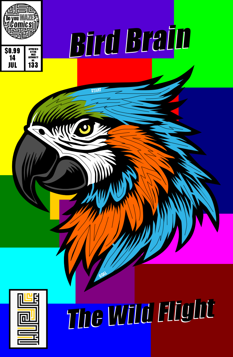 Macaw Maze Comic Book
