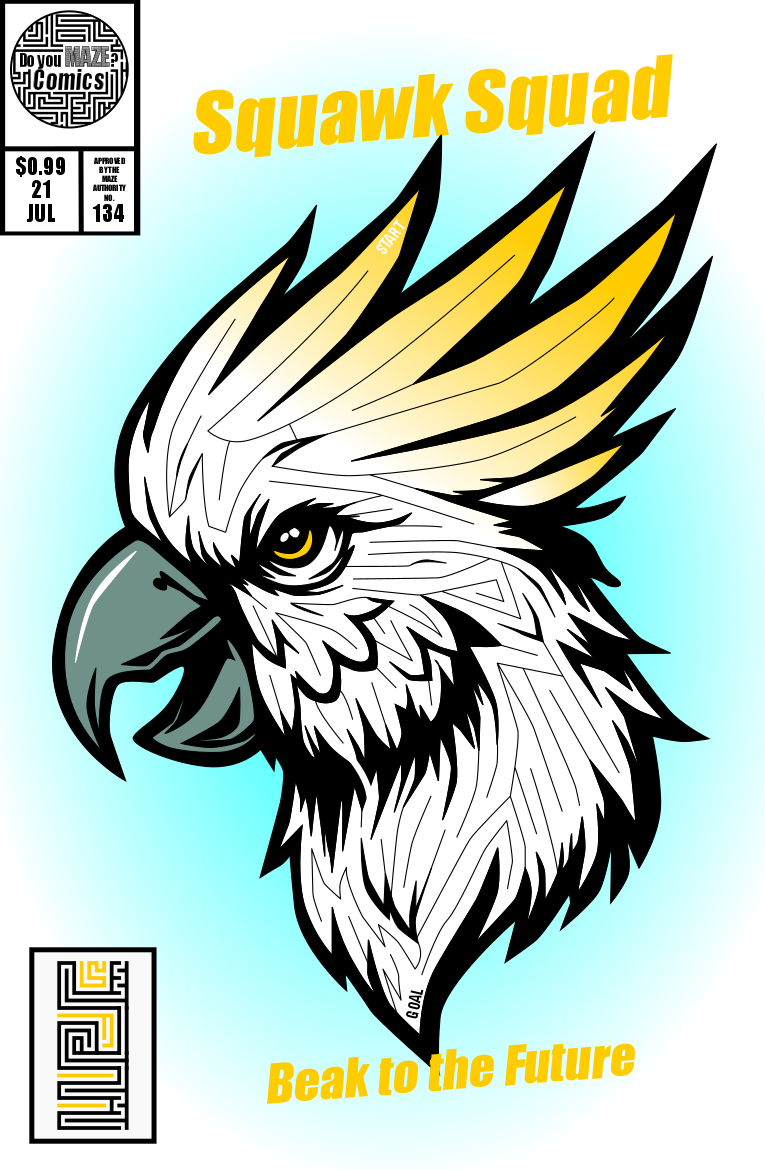 Cockatoo Maze Comic Book