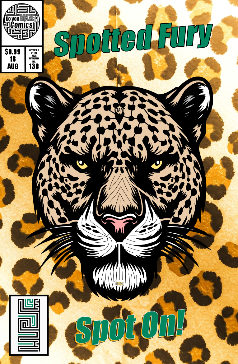 Maze Comic Book Cover #138 - Spotted Fury