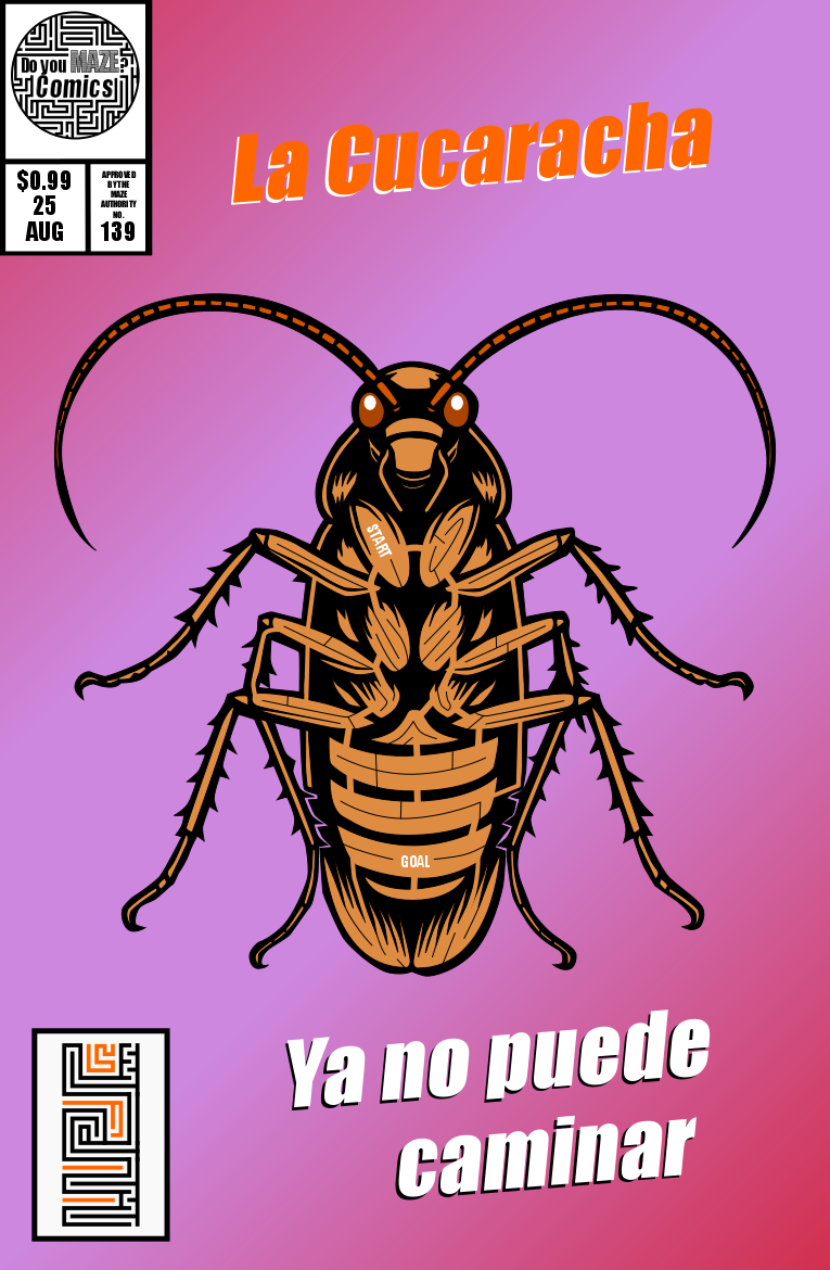 Maze Comic Book Cover #139 - La Cucaracha 