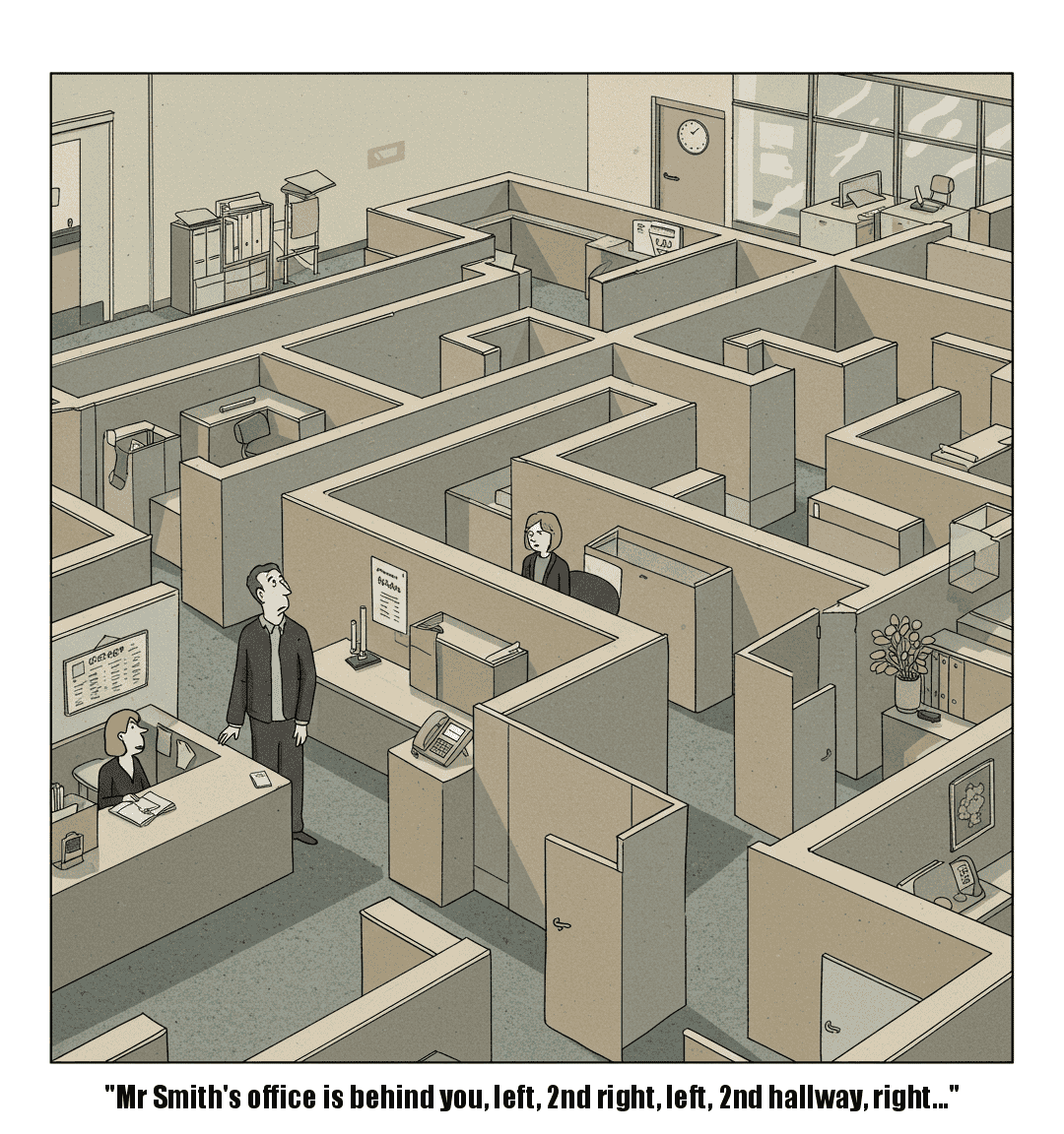 Doyoumaze Comic Strip #34 - Office