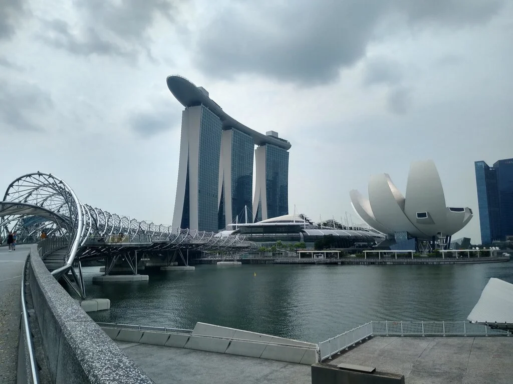 Marina Bay Sands Singapore from bay