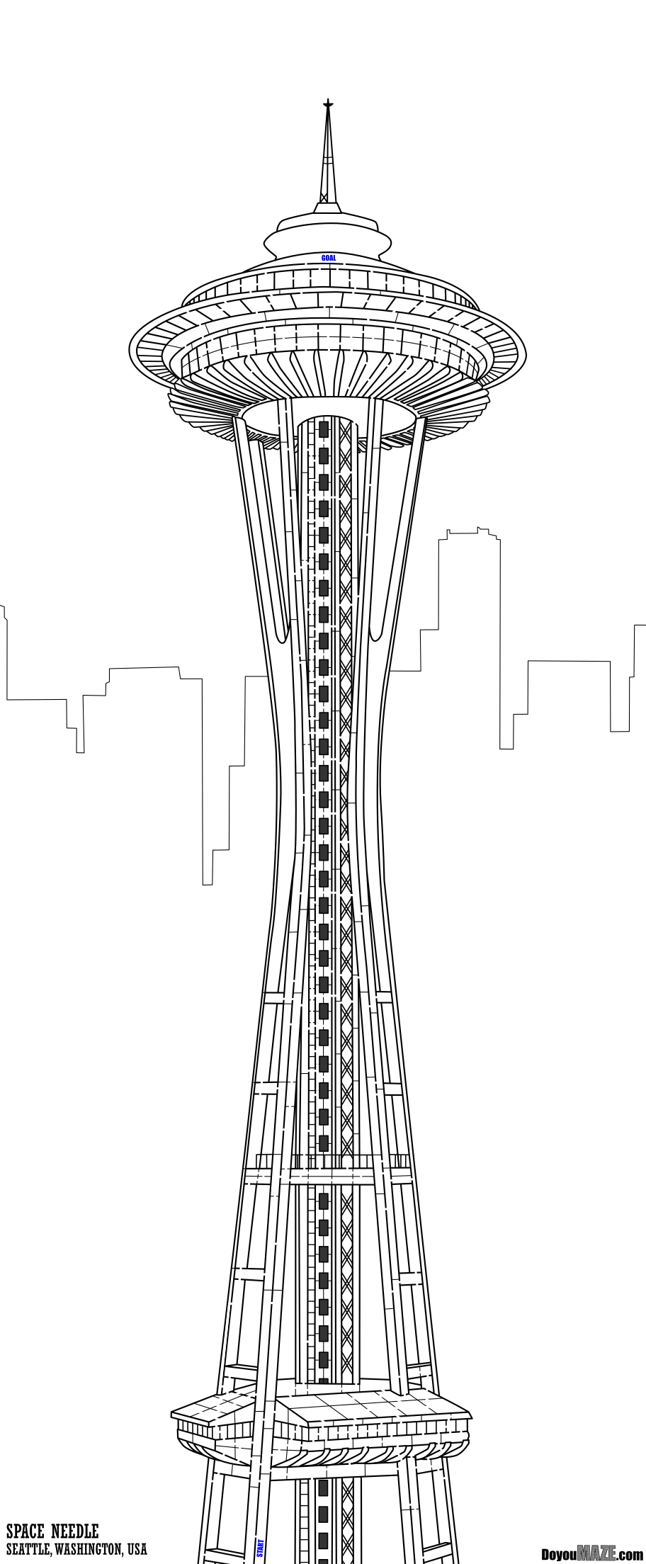 Space Needle Maze