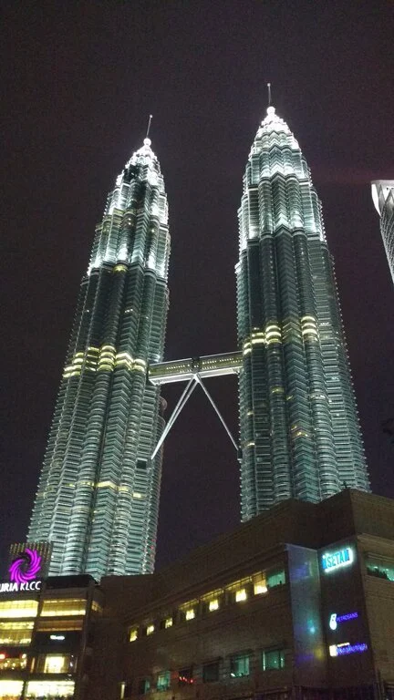 Petronas Twin Towers at night