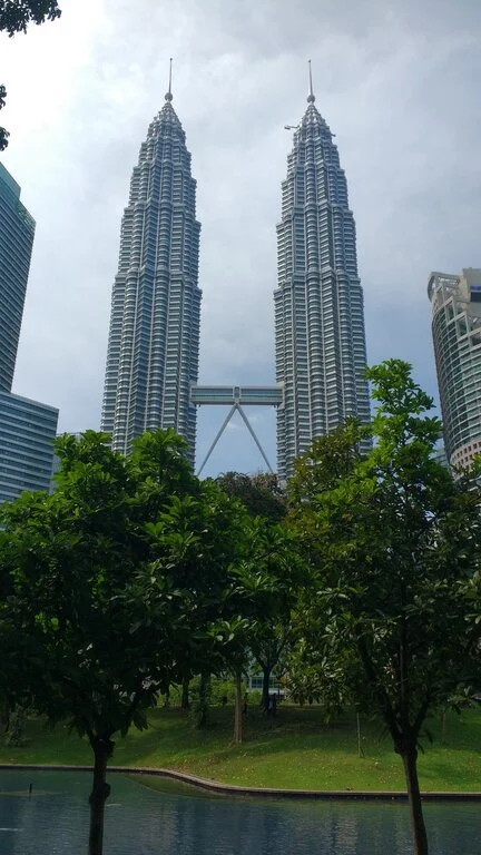 Petronas Twin Towers from the park