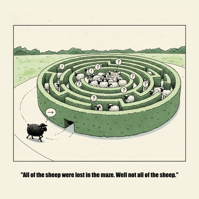 Doyoumaze Comic Strip #35 - Black Sheep