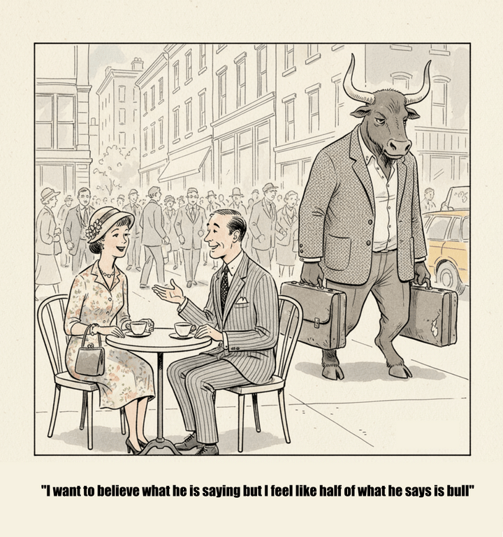 Doyoumaze Comic Strip #37 - Half Bull