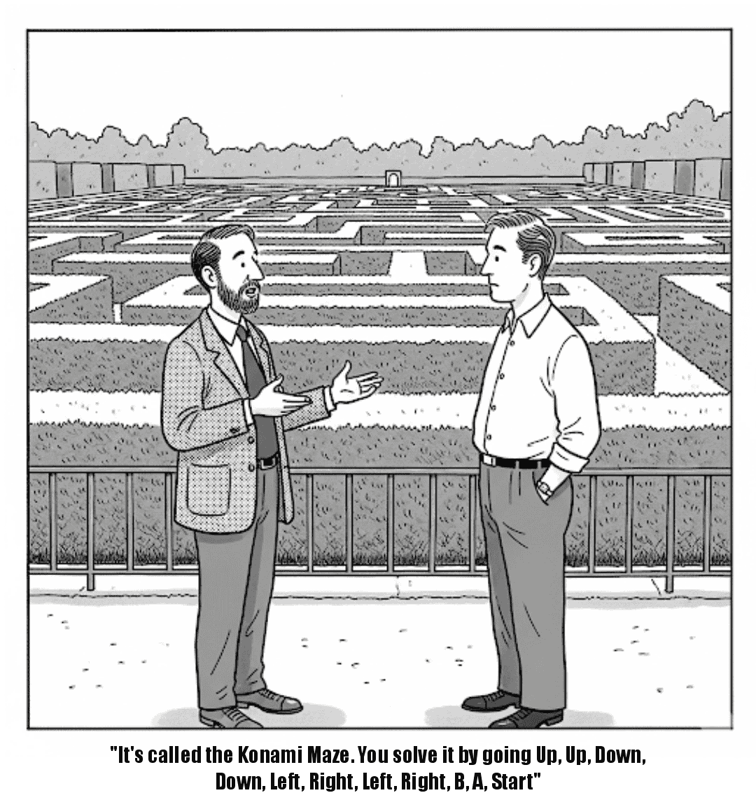 Doyoumaze Comic Strip #41 - Konami
