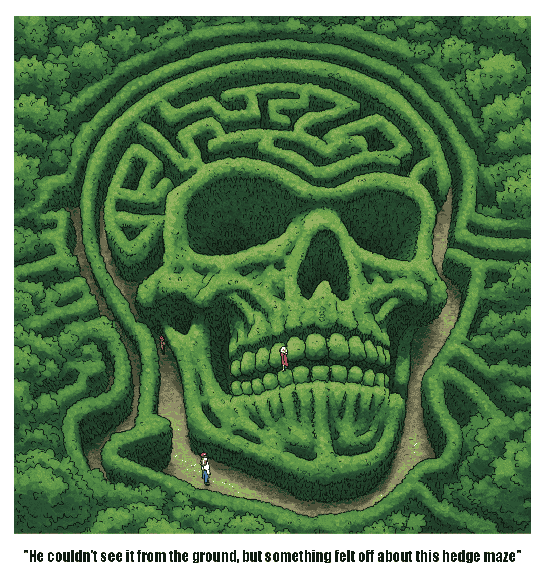 Doyoumaze Comic Strip #42 - Skull