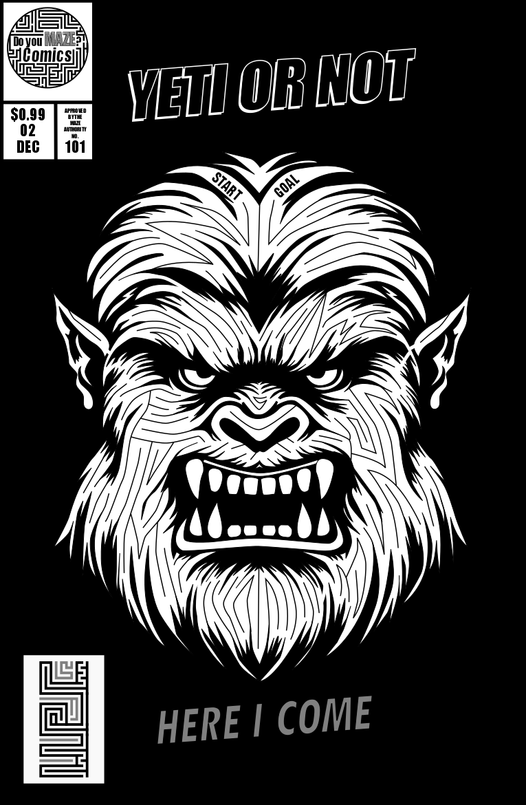 Yeti Maze Comic book cover