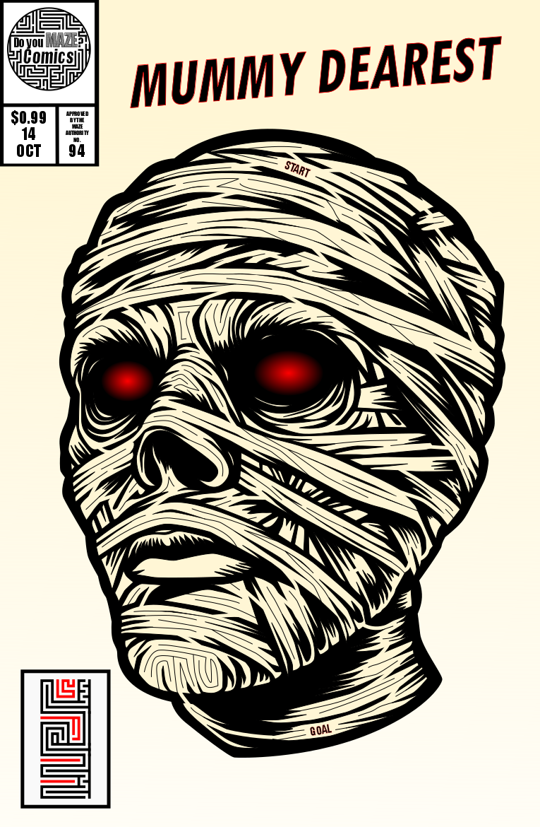 Mummy Maze Comic Book