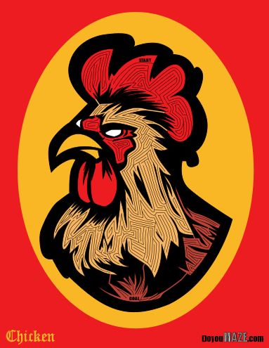 Chicken maze