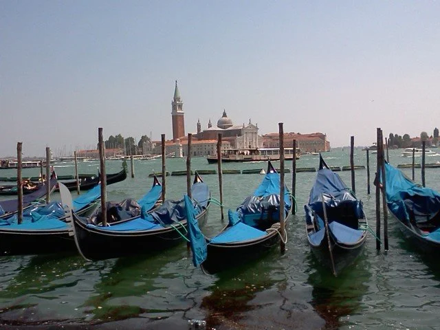 Gondolas in Venice, Italy