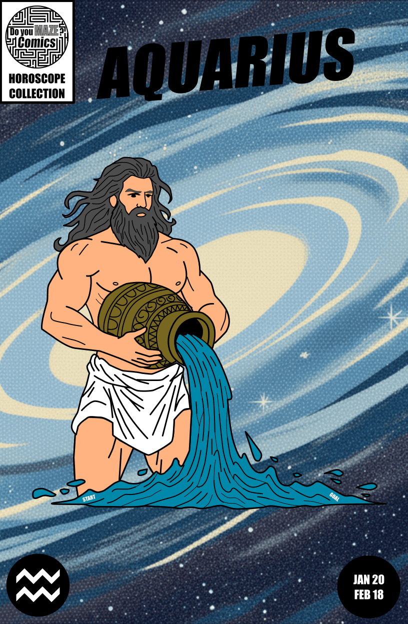 Aquarius Maze Comic Book