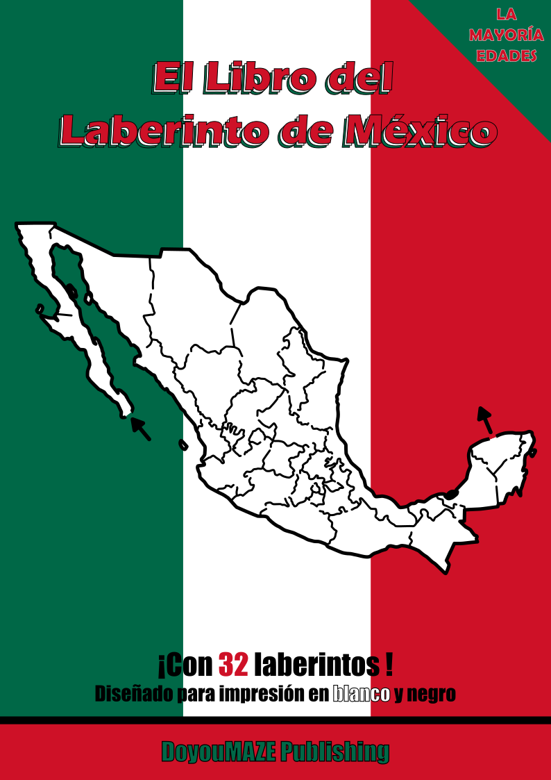 Laberintos de mapas de México - laberintos gratuitos de cada estado