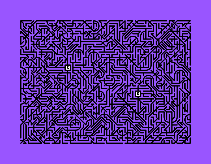 Hard On Line Mega Maze #1