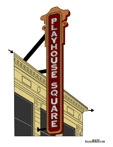 Playhouse Square Maze