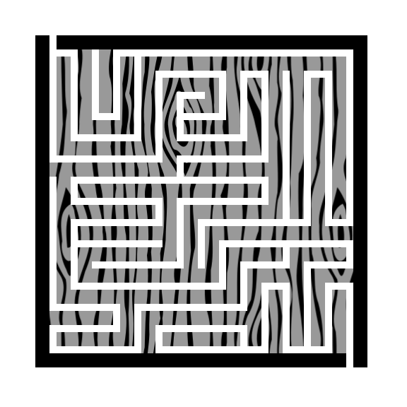 wood pattern overlay maze