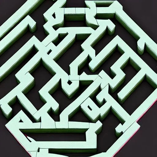 2023 Stable Diffusion large maze