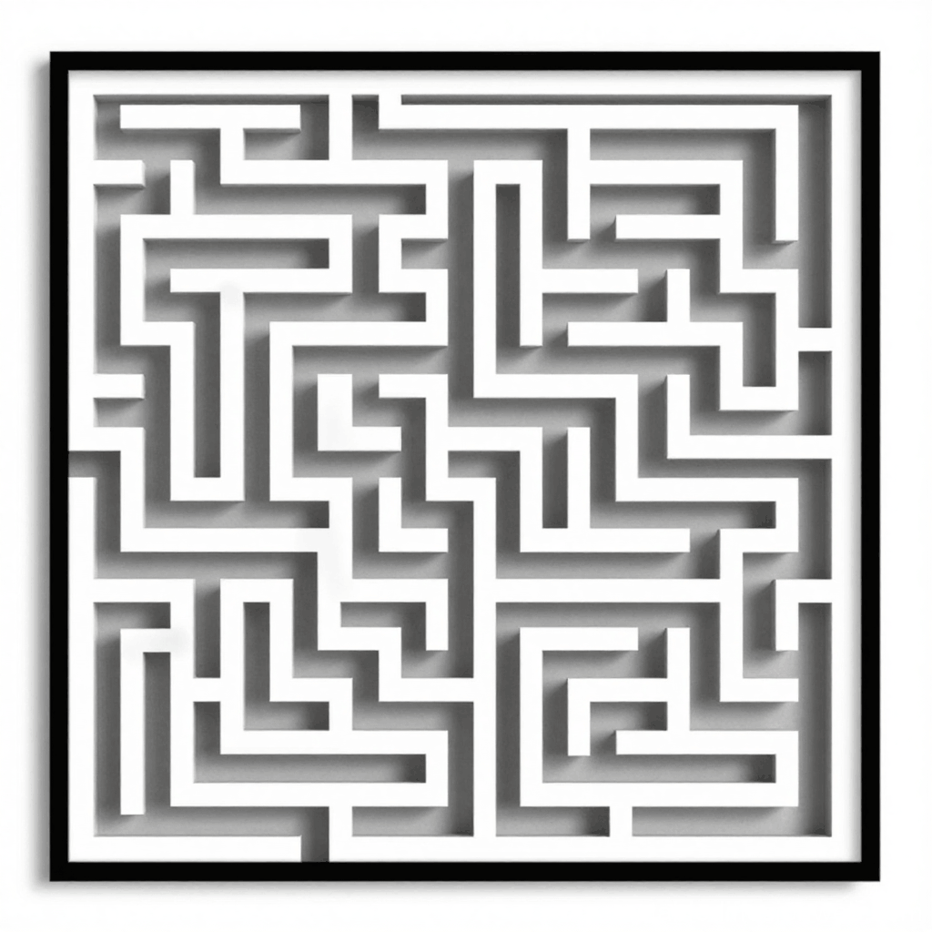 Making mazes with AI: Stable Diffusion - Has it Improved over time ?