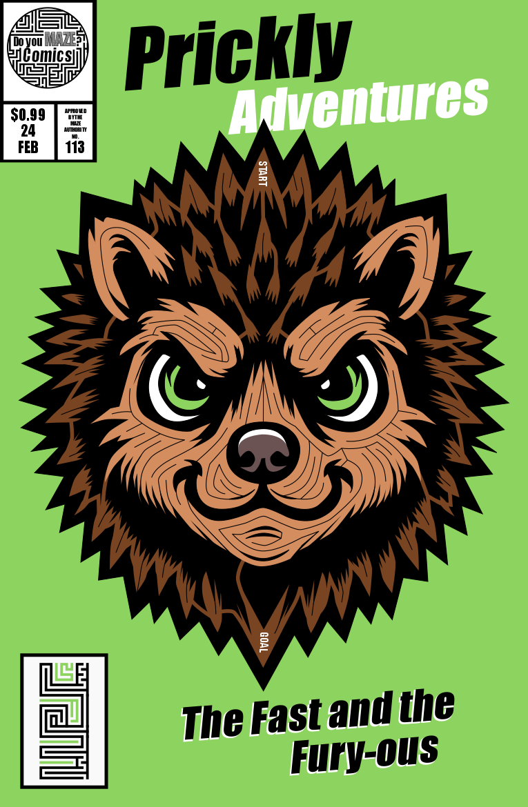 113 Hedgehog Maze Comic Book