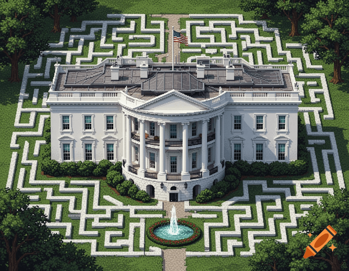 Craiyon 2026 White House Maze